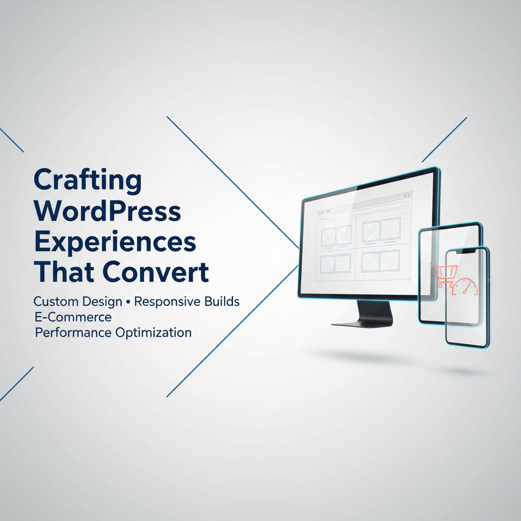 representing easy website design by WordPress.